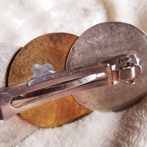 Sold Vtg French aztec hair clip - Picture 4 of 4